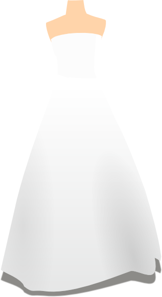 bridal clipart ball gown