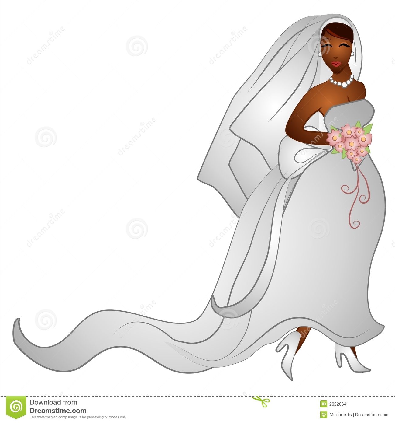 bride clipart bride girl