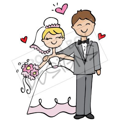 bride clipart bridegroom