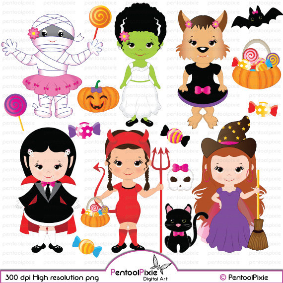 bride clipart halloween