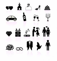 Bride clipart icon. Free vector wedding icons