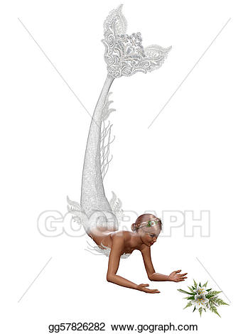 bride clipart mermaid