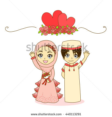  collection of muslim. Bride clipart muslimah