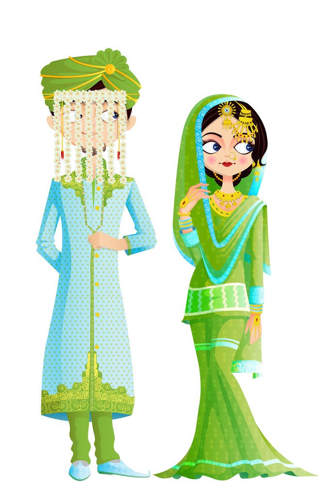 Bride clipart muslimah.  best indian images