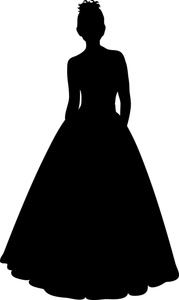 bride clipart silhouette