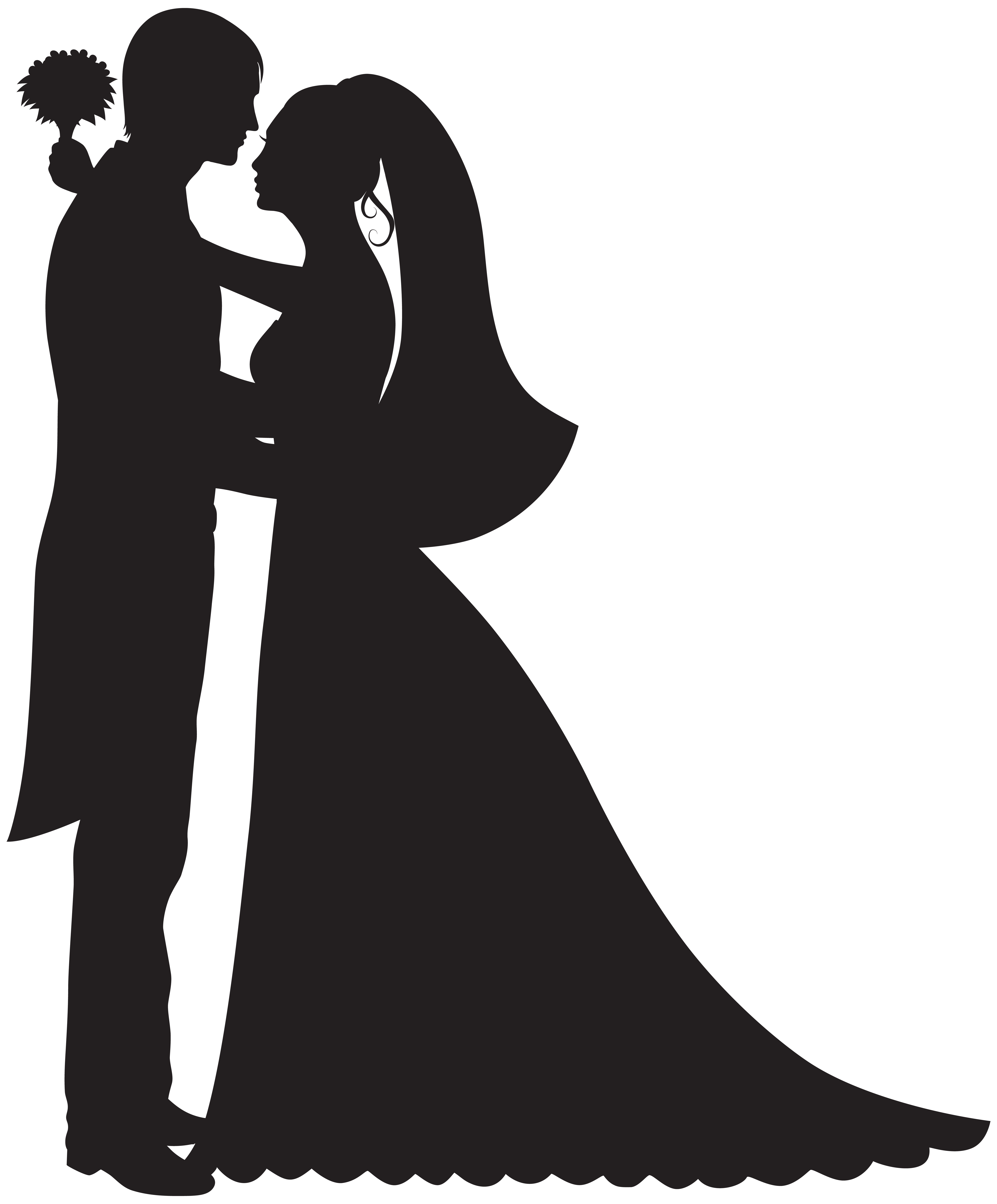 Clipart png wedding. Groom and bride clip