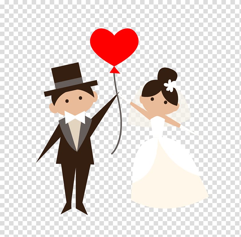 Woman and man illustration. Groom clipart love proposal