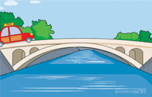 bridge clipart animated