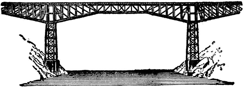 bridge clipart beam bridge