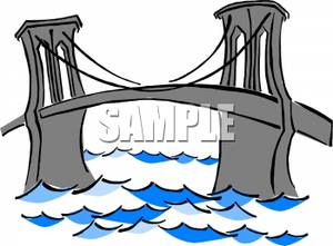 bridge clipart bridge river
