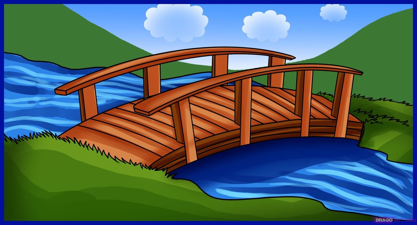 bridge clipart long bridge
