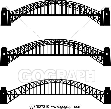 Eps illustration metal sydney. Australia clipart bridge