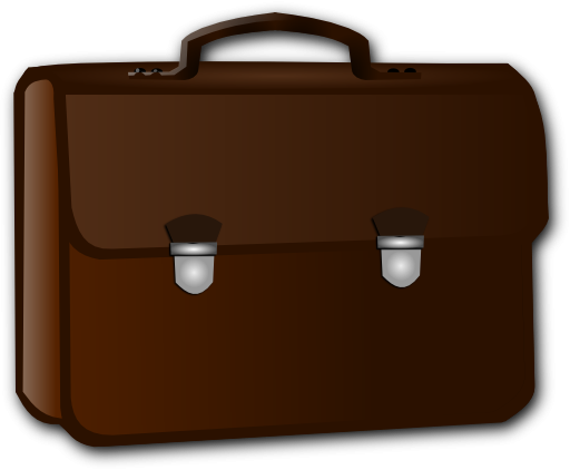 Free business cliparts download. Briefcase clipart