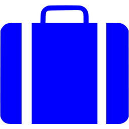 briefcase clipart blue