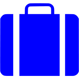 briefcase clipart blue