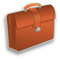 briefcase clipart brown briefcase