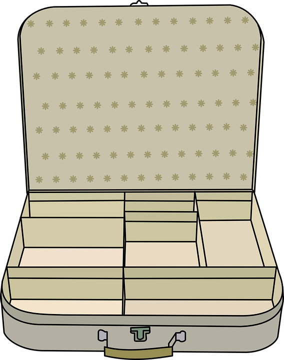 briefcase clipart empty suitcase