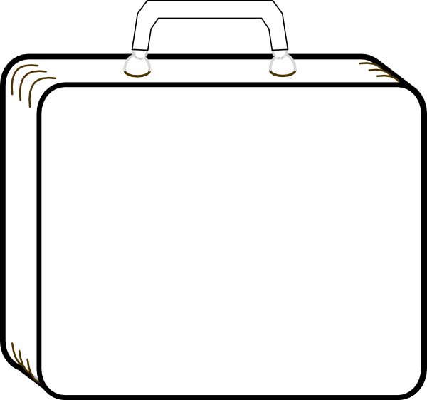 Briefcase empty suitcase