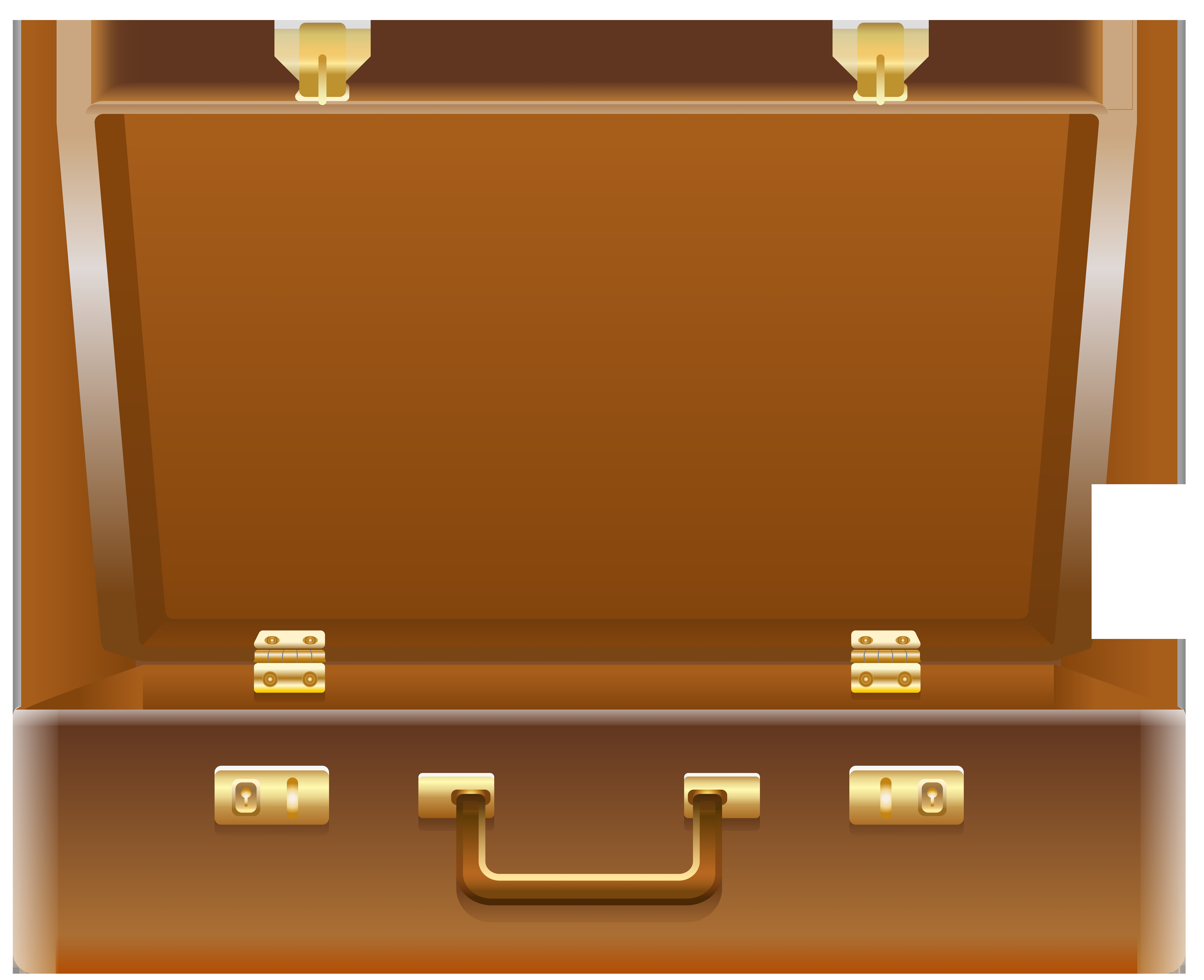 briefcase clipart open suitcase