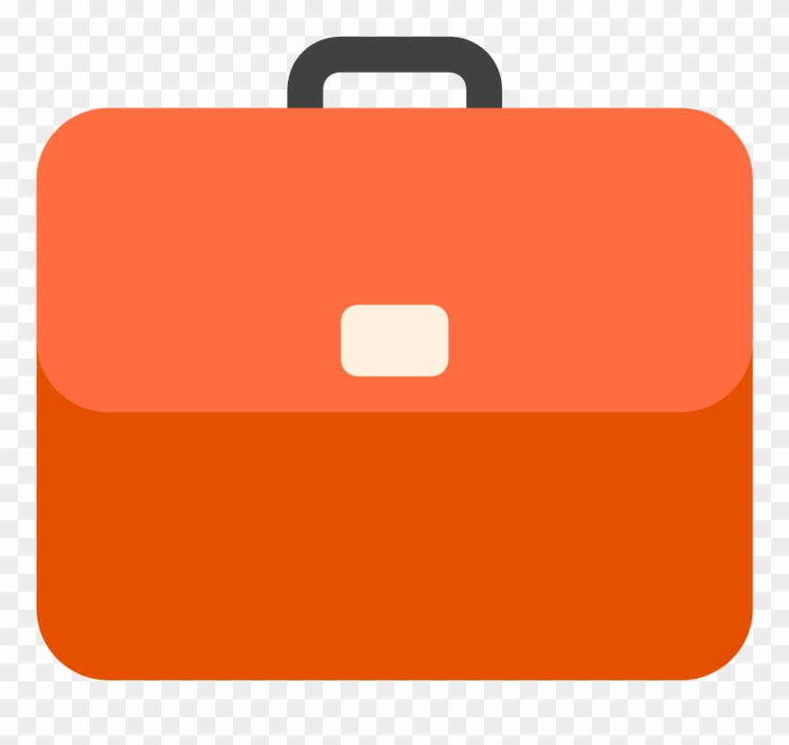 briefcase clipart opens flat