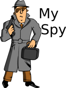 briefcase clipart spy