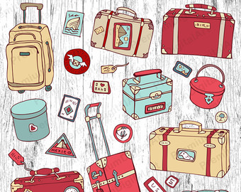 briefcase clipart travel case