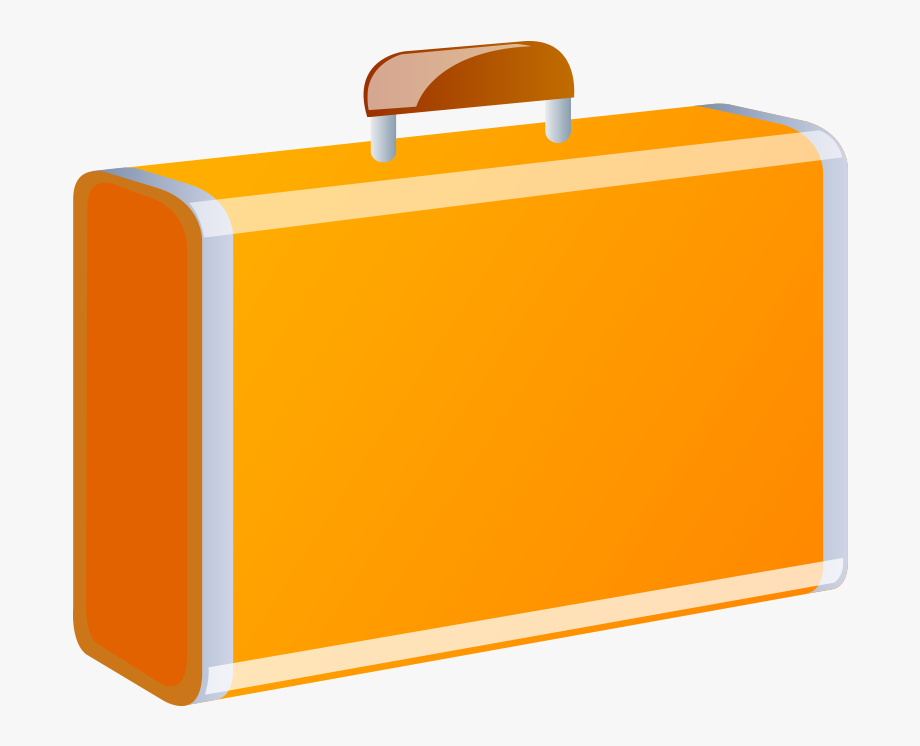 briefcase clipart yellow suitcase
