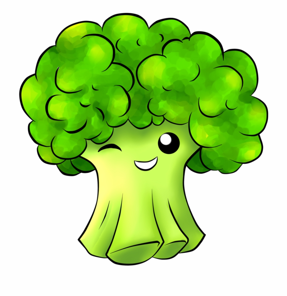 broccoli clipart cartoon