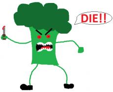 broccoli clipart evil