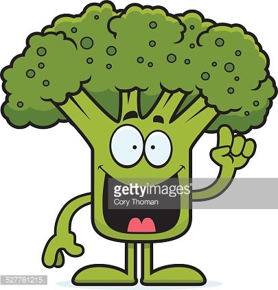 Broccoli clipart talking. Cartoon idea premium clipartlogo