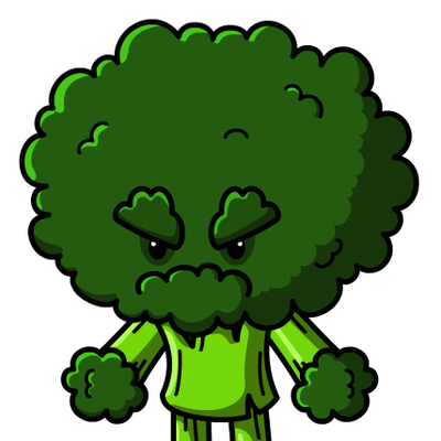 Grumpy grumpybroccoli twitter. Broccoli clipart talking
