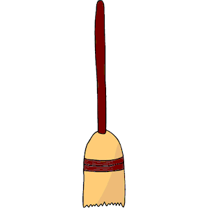 broom clipart animated