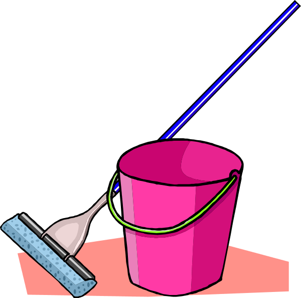 bucket clipart pink bucket