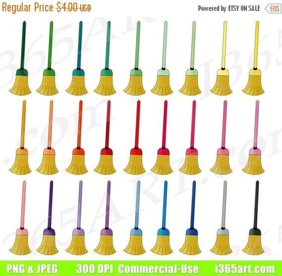  off clip art. Broom clipart chore