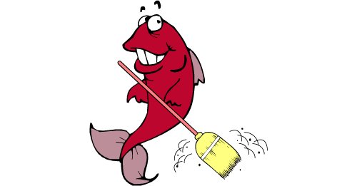 Broom clipart curling rock. Salmon with brooms 