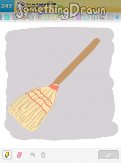 broom clipart draw