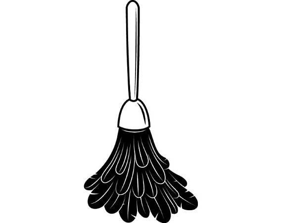 Broom clipart dusting. Dust cleaning maid service