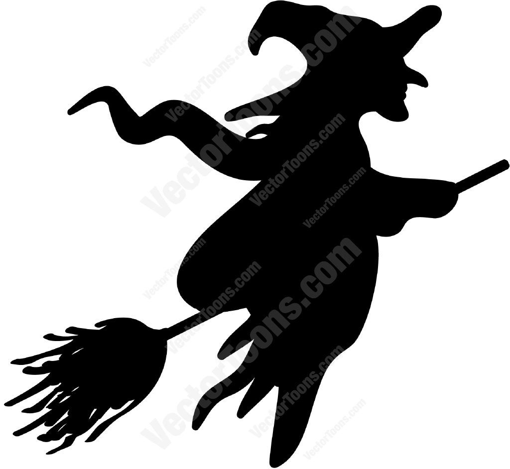 spooky clipart witch