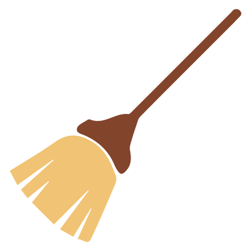 broom clipart vector