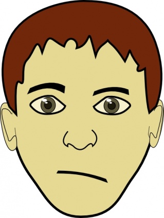 brother clipart brown hair