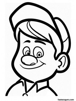 brother clipart coloring