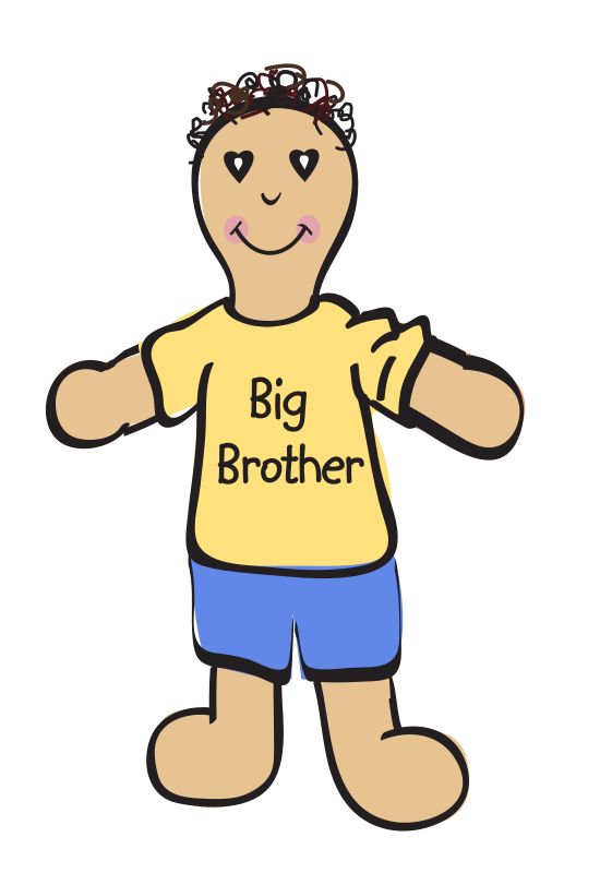 Brother clipart one brother. Sibling buddy 