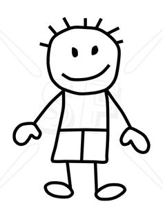 brothers clipart stick figure