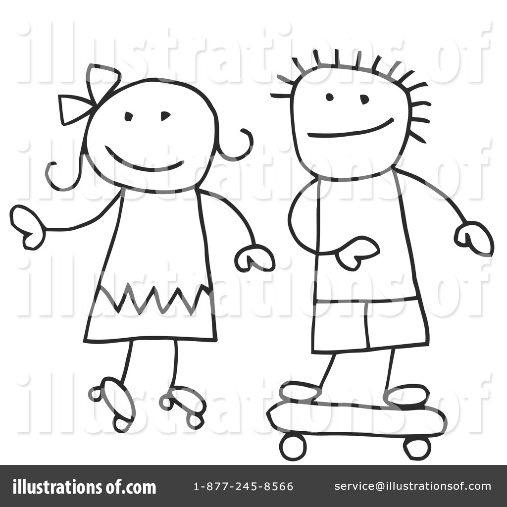 brother clipart stick figure