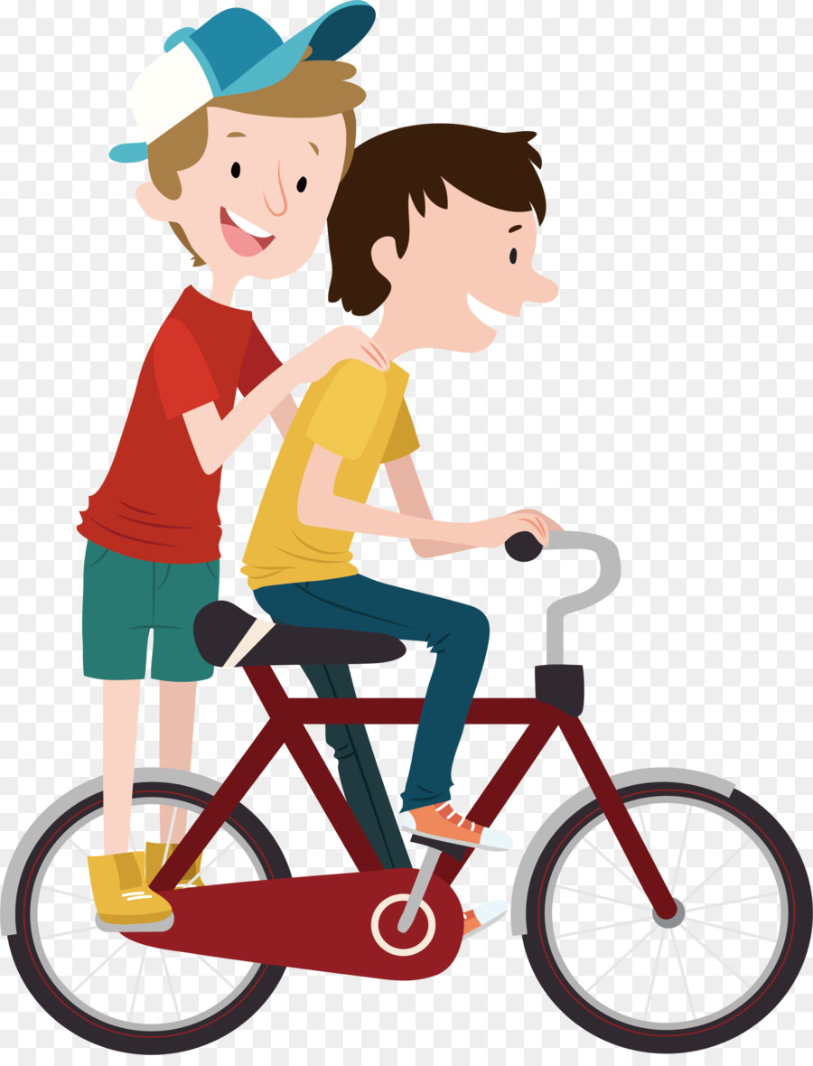 Bicycle child cycling during. Brother clipart two brother