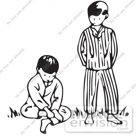 brothers clipart standing