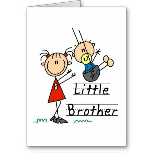 brothers clipart stick figure