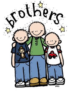 brothers clipart three
