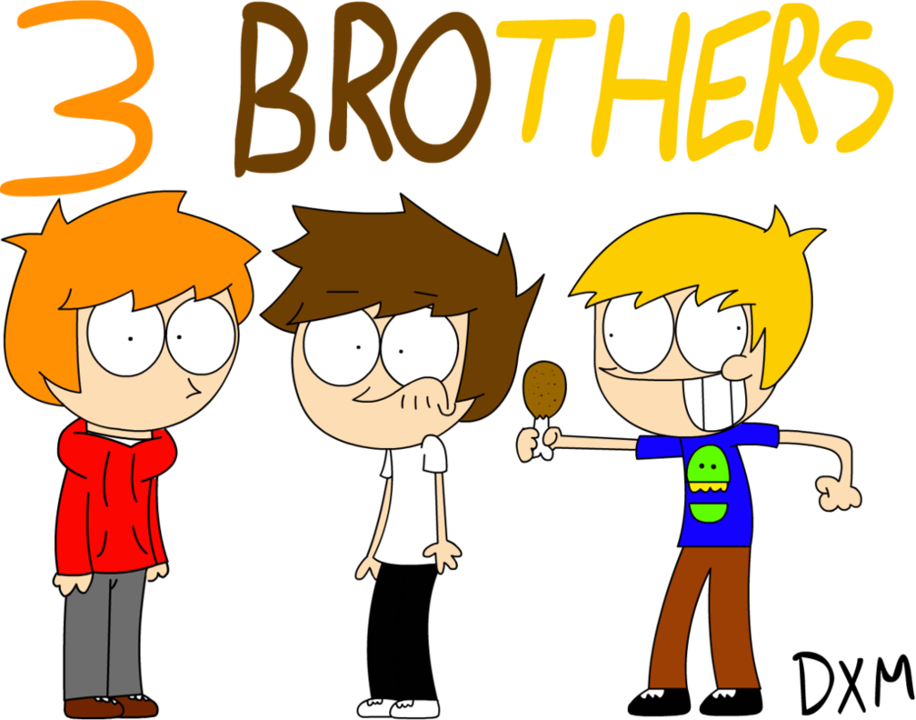 brothers clipart three