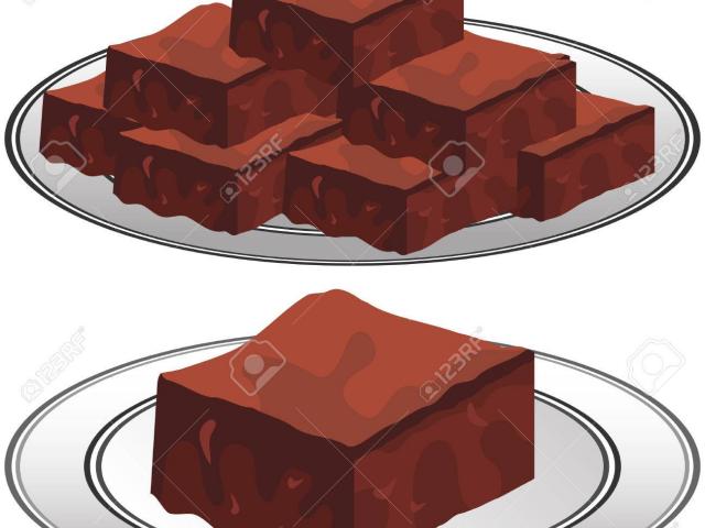 Brownie clipart animated. Chocolate dessert free on